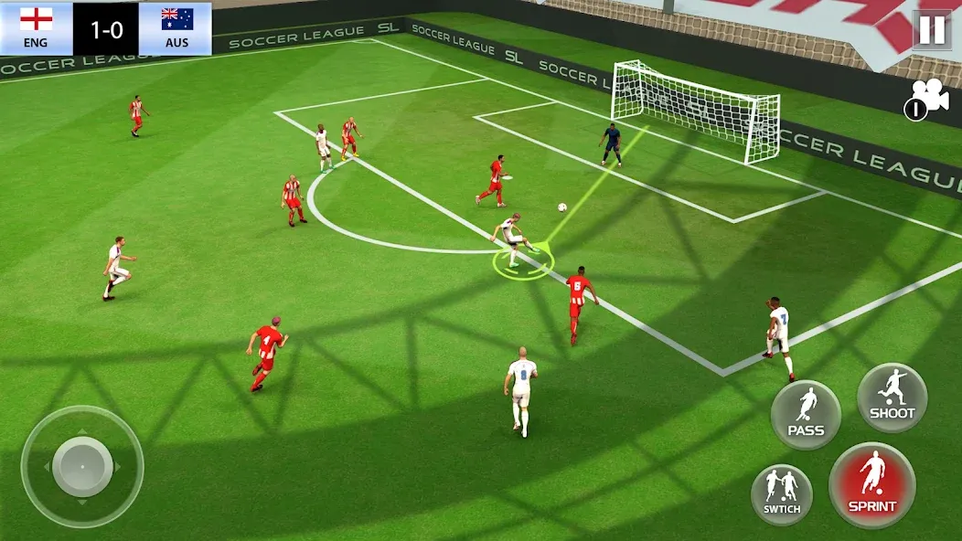 Play Football: Soccer Games (тар Футбол 23)  [МОД Много денег] Screenshot 2