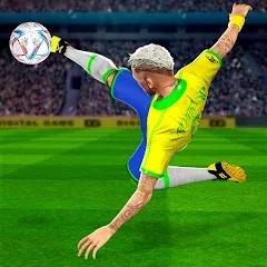 Взломанная Play Football: Soccer Games (тар Футбол 23)  [МОД Много денег] - последняя версия apk на Андроид