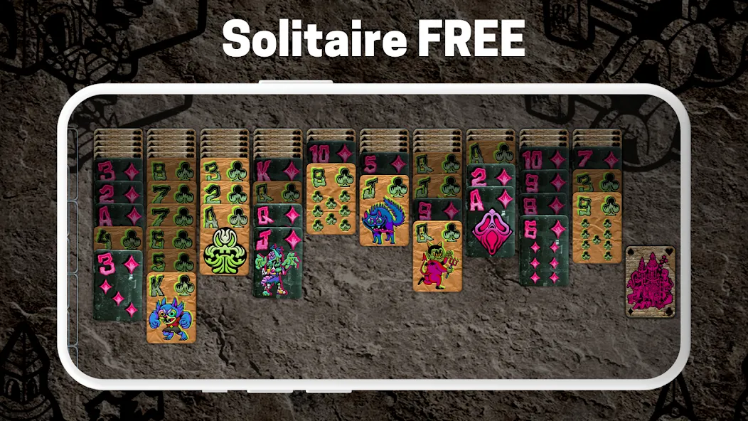 FLICK SOLITAIRE - Card Games (ФЛИКК)  [МОД Все открыто] Screenshot 3