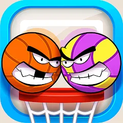 Взлом Your Balls: Basketball Game (Йоур Баллс)  [МОД Много монет] - последняя версия apk на Андроид