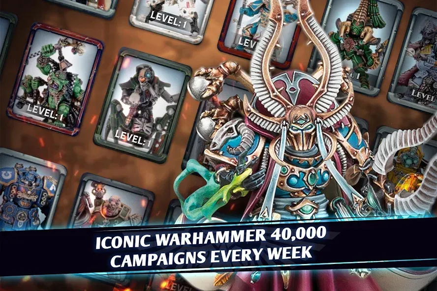 Warhammer Combat Cards - 40K (Вархаммер Комбат Кардс)  [МОД Menu] Screenshot 2