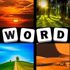 Взлом 4 Pics 1 Word Quiz Game  [МОД Много денег] - стабильная версия apk на Андроид