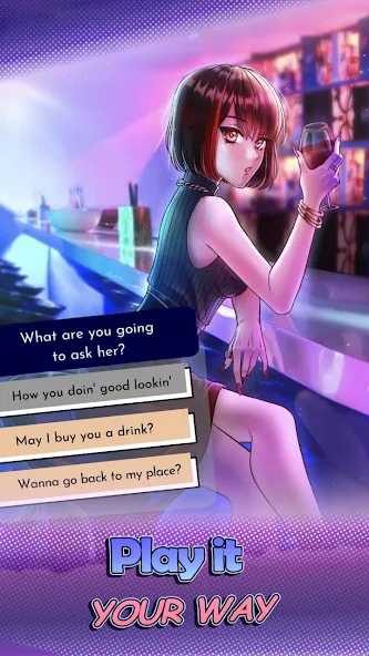 HaremKing - Waifu Dating Sim (ХаремКинг)  [МОД Menu] Screenshot 1