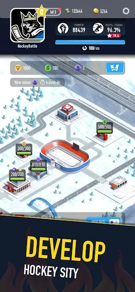 Hockey Battle 2 (Хоккей Батл 2)  [МОД Много денег] Screenshot 1