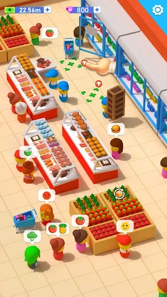 My Idle Supermarket Simulator (Мой Айдл Стор)  [МОД Много монет] Screenshot 4