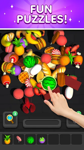 Match 3D - Tile Triple Puzzle (Матч 3Д)  [МОД Бесконечные деньги] Screenshot 2