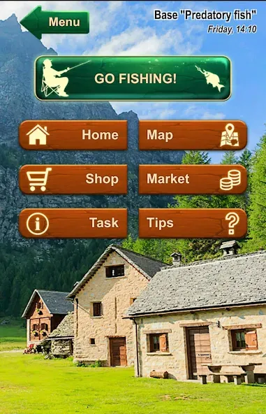 Fishing Baron - fishing game  [МОД Unlocked] Screenshot 1