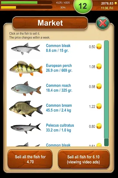 Fishing Baron - fishing game  [МОД Unlocked] Screenshot 5