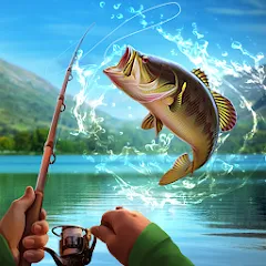 Взломанная Fishing Baron - fishing game  [МОД Unlocked] - последняя версия apk на Андроид