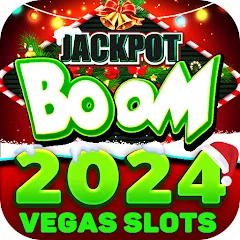 Скачать взломанную Jackpot Boom Casino Slot Games (Джекпот Бум Казино Игры на Слотмашинах)  [МОД Все открыто] - полная версия apk на Андроид