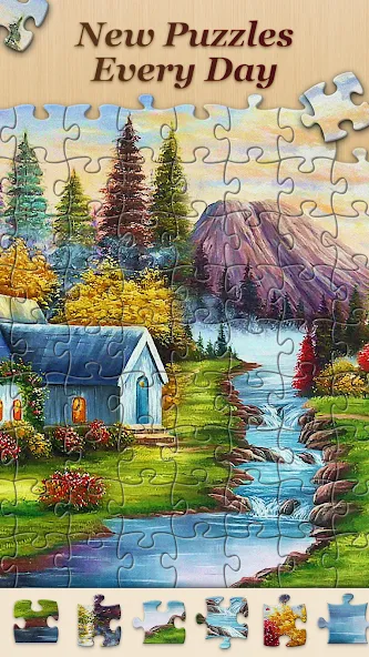 Jigsawscapes® - Jigsaw Puzzles (Джигсоускейпс)  [МОД Бесконечные деньги] Screenshot 3