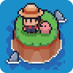 Взломанная Tiny  Island Survival  [МОД Mega Pack] - полная версия apk на Андроид