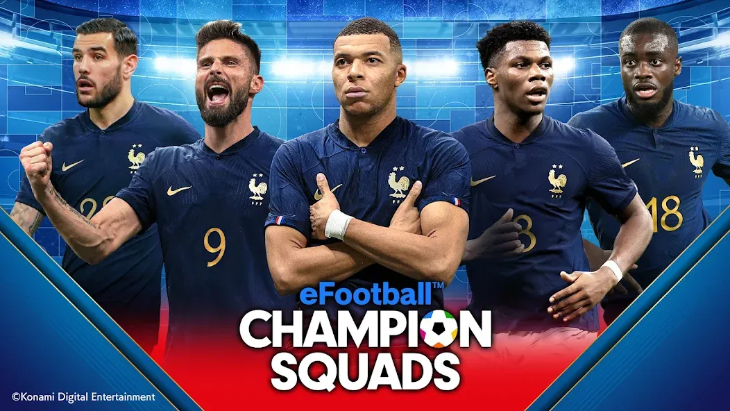 eFootball™  CHAMPION SQUADS (Игровой режим настоящего футбола  Чемпионские команды)  [МОД Бесконечные деньги] Screenshot 1