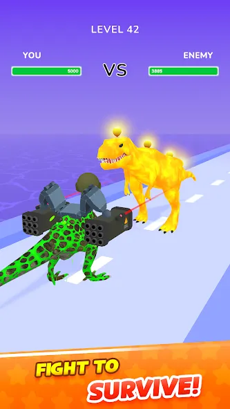 Dino Evolution Run 3D (Дино Эволюция Ран 3Д)  [МОД Menu] Screenshot 3