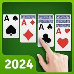 Взломанная Klondike Solitaire - Patience  [МОД Mega Pack] - полная версия apk на Андроид