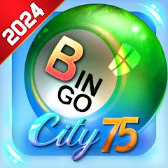 Взломанная Bingo City 75 : Bingo & Slots (Бинго Сити 75)  [МОД Mega Pack] - последняя версия apk на Андроид