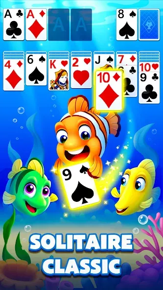 Solitaire Ocean  [МОД Много монет] Screenshot 4