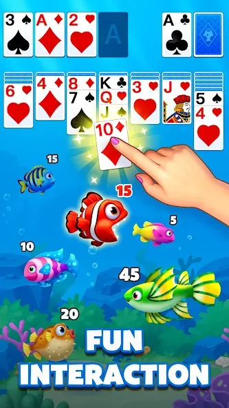 Solitaire Ocean  [МОД Много монет] Screenshot 5