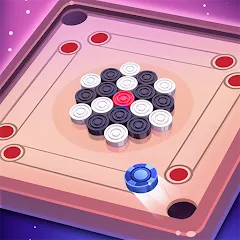 Скачать взлом Carrom Lure - Disc pool game (Карром Лур)  [МОД Много монет] - стабильная версия apk на Андроид