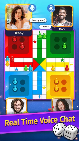 Ludo Game COPLE - Voice Chat  [МОД Все открыто] Screenshot 1