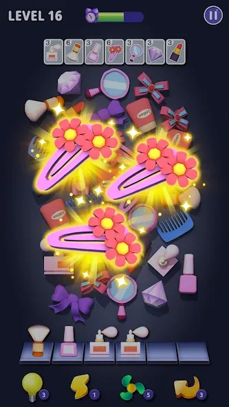 Matching Fun: Match Triple 3D (Матчинг Фан)  [МОД Меню] Screenshot 3