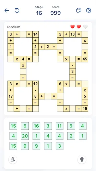 Crossmath - Math Puzzle Games (Математические головоломки игры)  [МОД Unlimited Money] Screenshot 3