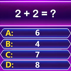 Скачать взлом Math Trivia - Quiz Puzzle Game (Математические загадки)  [МОД Unlocked] - полная версия apk на Андроид