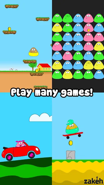 Pou (Пуо)  [МОД Бесконечные монеты] Screenshot 2