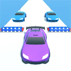 Взломанная Merge Car Run - Evolution Race (Мердж Кар Ран)  [МОД Все открыто] - последняя версия apk на Андроид