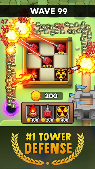 Merge Clash: Tower Defense TD (Мердж Клаш)  [МОД Unlocked] Screenshot 2