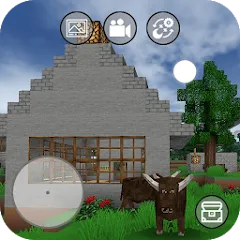 Скачать взлом Mini Block Craft (Мини Блок Ремесло)  [МОД Много монет] - стабильная версия apk на Андроид