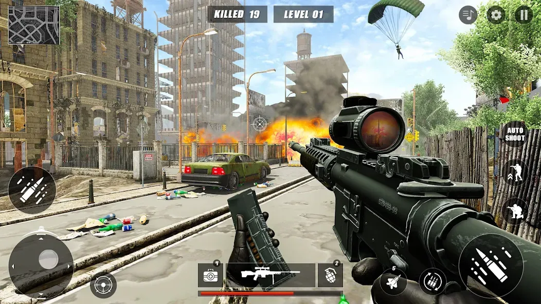 Code of Sniper 3D Gun Shooting  [МОД Меню] Screenshot 2