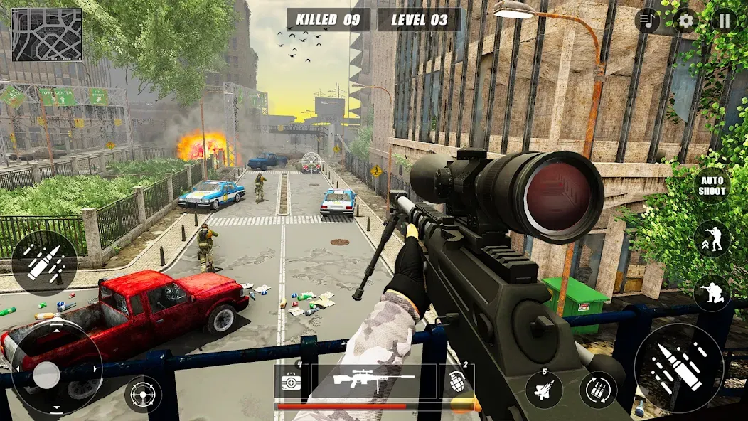 Code of Sniper 3D Gun Shooting  [МОД Меню] Screenshot 4