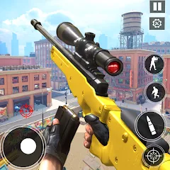 Взломанная Code of Sniper 3D Gun Shooting  [МОД Меню] - стабильная версия apk на Андроид