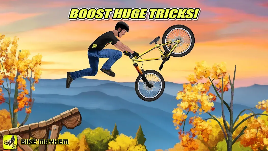 Bike Mayhem Free (Байк Мейхем Фри)  [МОД Menu] Screenshot 2