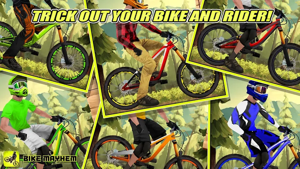 Bike Mayhem Free (Байк Мейхем Фри)  [МОД Menu] Screenshot 3