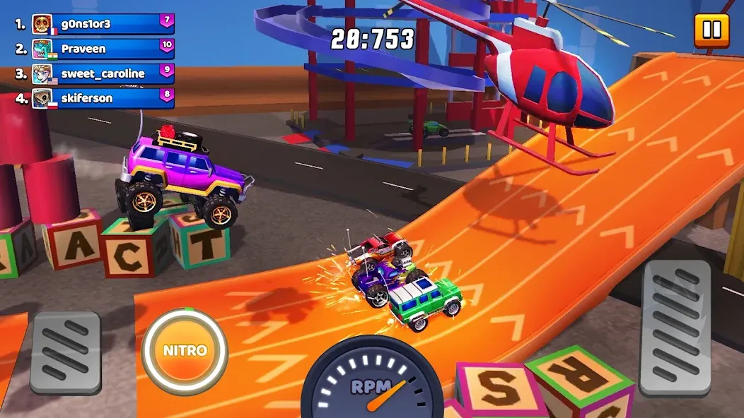 Nitro Jump - Car Racing (Нитро Джамп Рейсинг)  [МОД Mega Pack] Screenshot 3