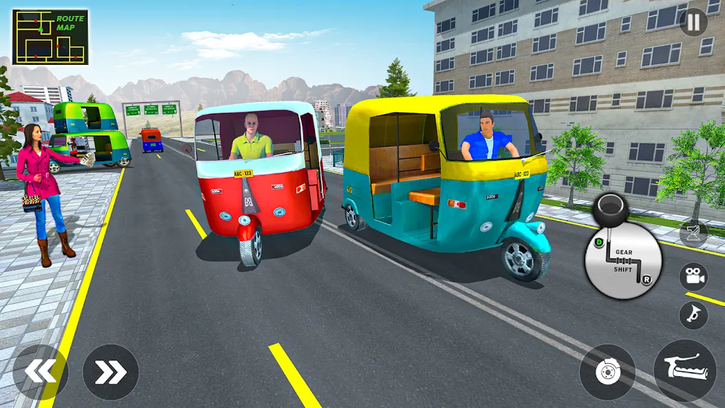 Tuk Tuk Auto Rickshaw Game 3d  [МОД Mega Pack] Screenshot 1