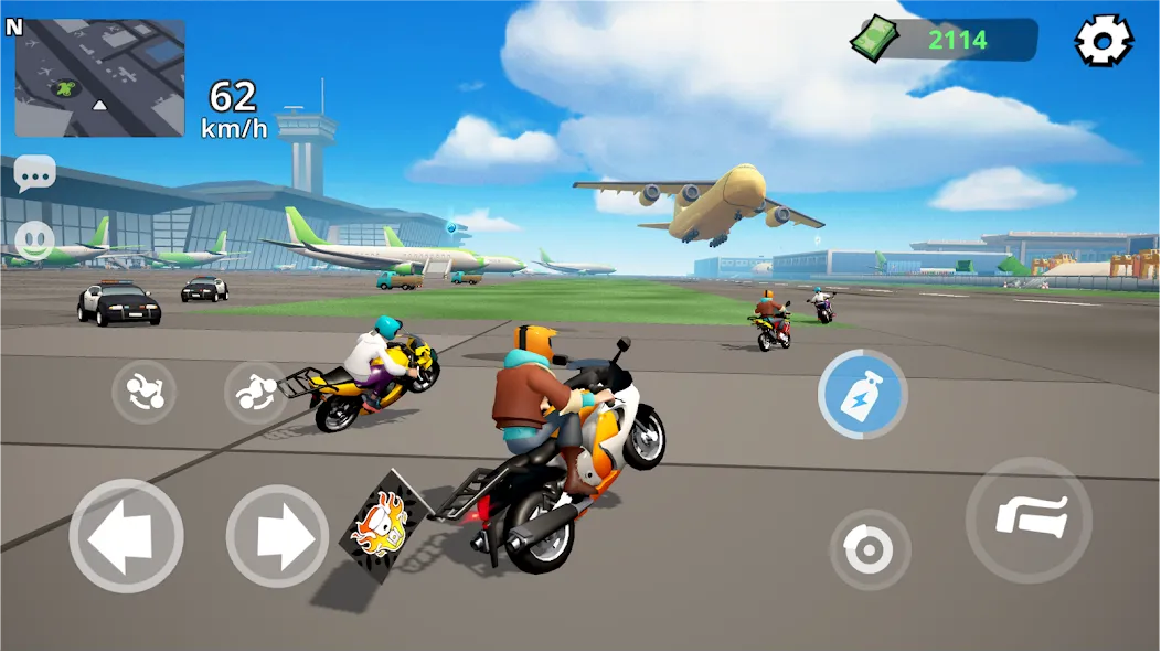 Moto City: Mad Bike Delivery (Мото Сити)  [МОД Бесконечные деньги] Screenshot 4