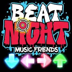 Взломанная Beat Shooter Night: Rap Battle (ФНФ Фанк)  [МОД Бесконечные монеты] - полная версия apk на Андроид