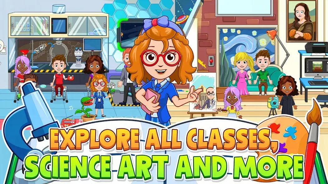 My City : High School (Мой город)  [МОД Меню] Screenshot 3
