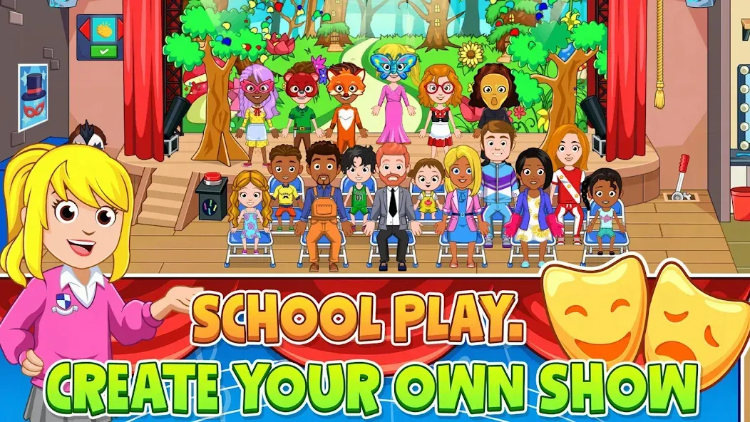 My City : High School (Мой город)  [МОД Меню] Screenshot 4