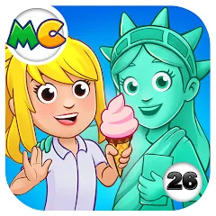 Скачать взлом My City: NewYork Trip (Мой город)  [МОД Mega Pack] - полная версия apk на Андроид