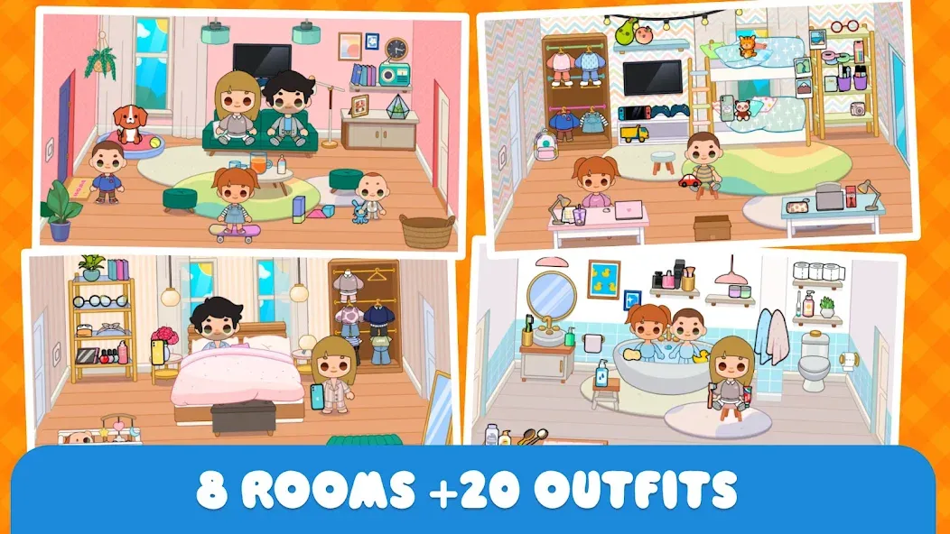 Minni Family Home - Play House (Минни Семейный дом)  [МОД Много денег] Screenshot 1