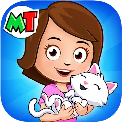 Взломанная My Town: Pet games & Animals (Май Таун)  [МОД Menu] - последняя версия apk на Андроид