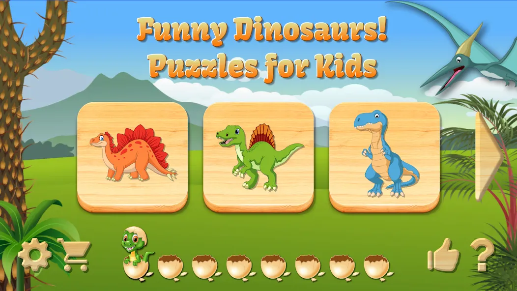 Dino Puzzle  [МОД Unlimited Money] Screenshot 1