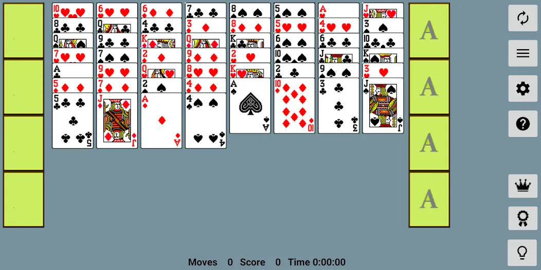 FreeCell with Leaderboards (Фрикел с таблицей лидеров)  [МОД Бесконечные деньги] Screenshot 1