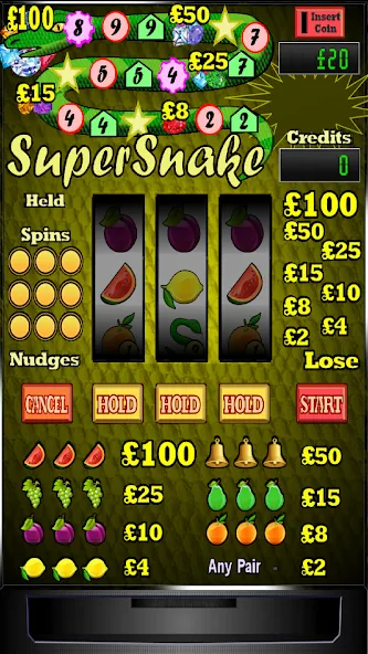 Super Snake Slot Machine  [МОД Все открыто] Screenshot 1