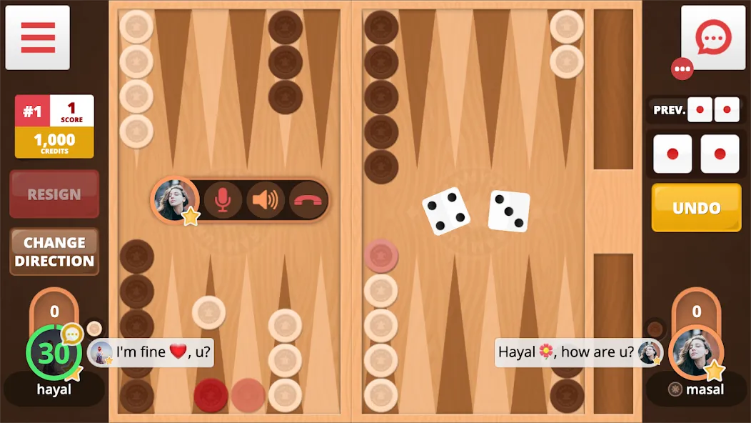 Backgammon Online (Тавла Онлайн)  [МОД Меню] Screenshot 1