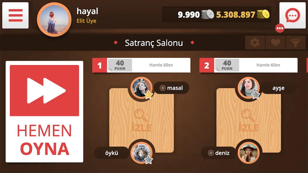 Satranç Online  [МОД Unlimited Money] Screenshot 4